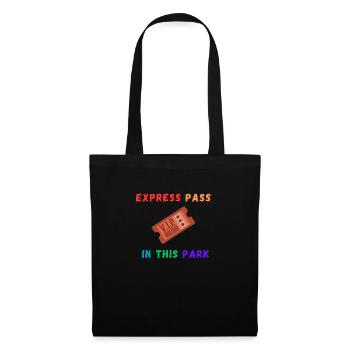 Pass express pour le parc - Sac en tissu - noir - Devant