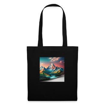 View of the mountain - Tote Bag - black - Front