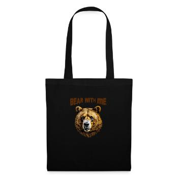 Bear with me - Tote Bag - black - Front