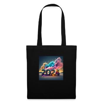 Éclairs Cosmiques 2024 - Sac en tissu - noir - Devant