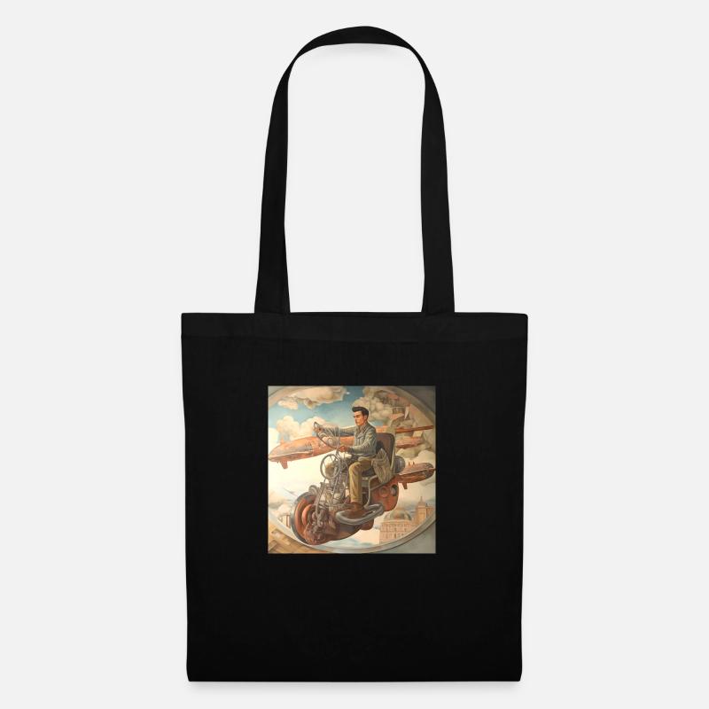 Diego Flying Machine - Tote Bag - black