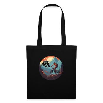 MTB Mountain Bike - Tote Bag - black - Front