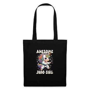 Judo - Sac en tissu - noir - Devant