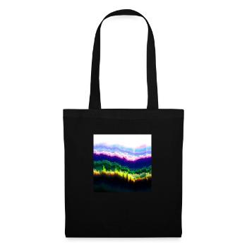 Psychedelic clouds in a play of sky colors - Tote Bag - black - Front