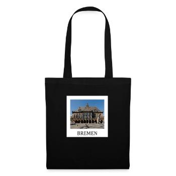 Bremen - Stoffbeutel - Schwarz - Vorne