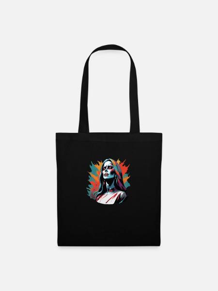 Tote Frau - Stoffbeutel - Schwarz