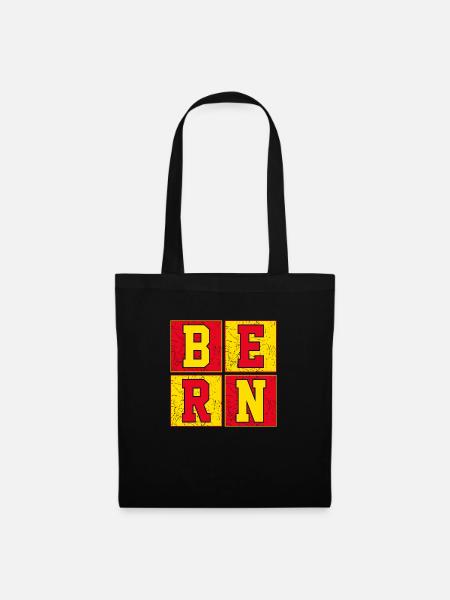 Bern - Stoffbeutel - Schwarz