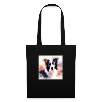 Border Collie Love - Tote Bag - black - Front