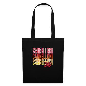 Cuisine italienne - Sac en tissu - noir - Devant