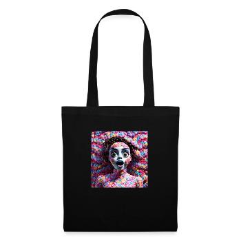 Flower Power #18 - Tote Bag - black - Front