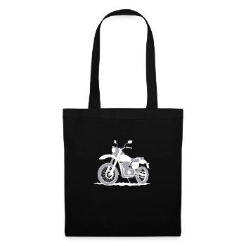 Motorcycle Motorcross Motorbike Fan Motorcyclist - Tote Bag - black - Front