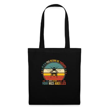 J'ai Juste Besoin D'aller Voir Mes Abeiiles - Sac en tissu - noir - Devant