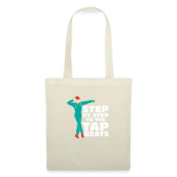 Step By Step To The Tap Beats Tap Dance Tap Dancer - Tote Bag - nature - Front