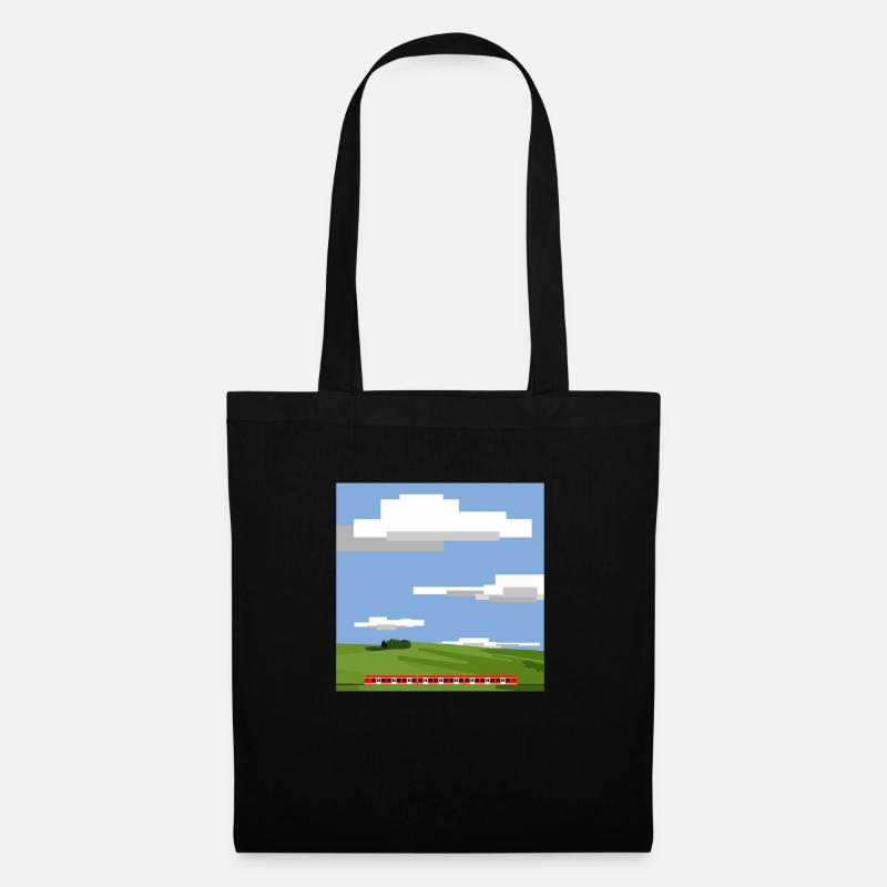 Trainride - Stoffbeutel - Schwarz