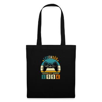 legendär seit 1994 konsole gamer 1994 - Stoffbeutel - Schwarz - Vorne