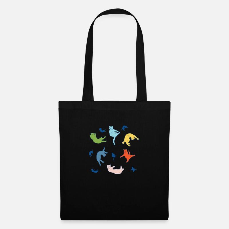 Chute de chats - Sac en tissu - noir