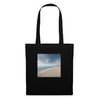 Beach Motiv - Stoffbeutel - Schwarz - Vorne