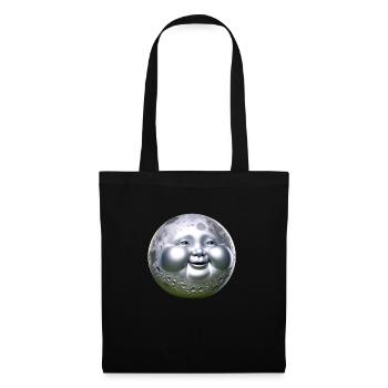 Lune de Bouddha - Sac en tissu - noir - Devant