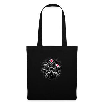 Démon samurai - Sac en tissu - noir - Devant