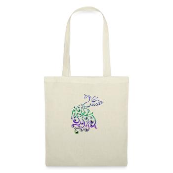 Peacock Tribal Rainbow Elegant Gift Bird Fun - Tote Bag - nature - Front
