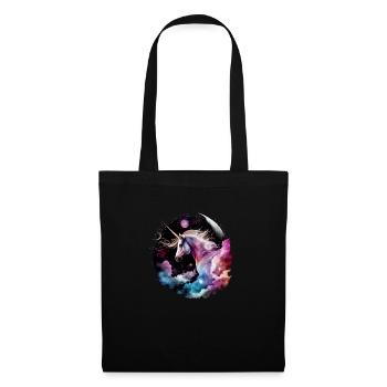 Licorne magique - Sac en tissu - noir - Devant