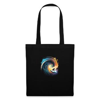 surf - Sac en tissu - noir - Devant