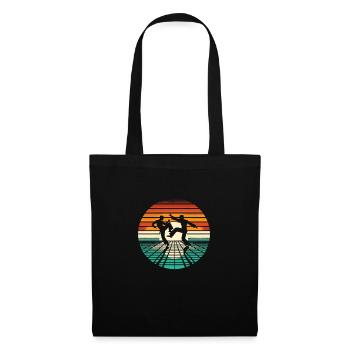 Capoeira - Sac en tissu - noir - Devant