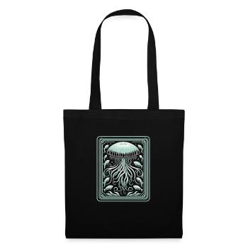 Méduse - Sac en tissu - noir - Devant