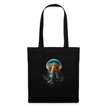 Méduse - Sac en tissu - noir - Devant