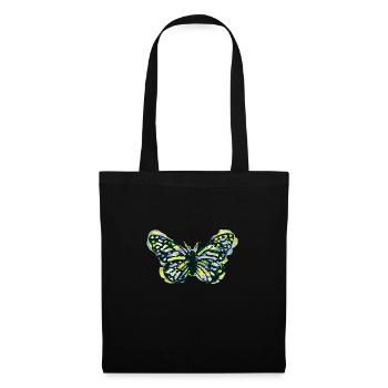 Abstract butterfly - watercolor style cute - Tote Bag - black - Front