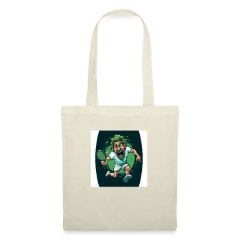 Conception de joueur de tennis mignon drôle - Sac en tissu - nature - Devant