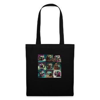 L’amour analogique - Sac en tissu - noir - Devant