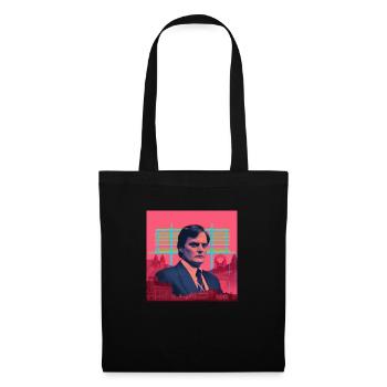 Italienischer Politiker Vaporwave "Pippuzzo" - Stoffbeutel - Schwarz - Vorne