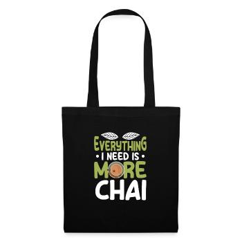 Chai Tea - Tote Bag - black - Front