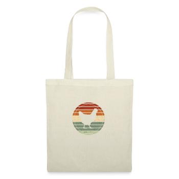 Retro Hen - Vintage Gift Idea - Tote Bag - nature - Front