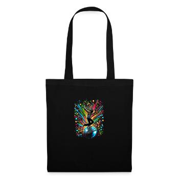 Dancing Rhythm – Musical Joie de vivre - Sac en tissu - noir - Devant