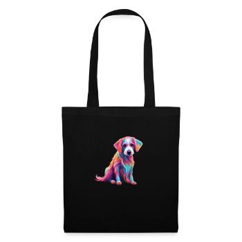 magic magic dog - Stoffbeutel - Schwarz - Vorne