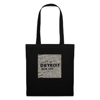 Detroit Rock - Stoffbeutel - Schwarz - Vorne