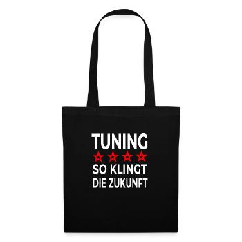 Tuning - Stoffbeutel - Schwarz - Vorne