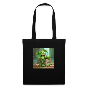 Lutin - Sac en tissu - noir - Devant