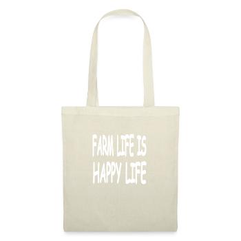 Ferme - Sac en tissu - nature - Devant