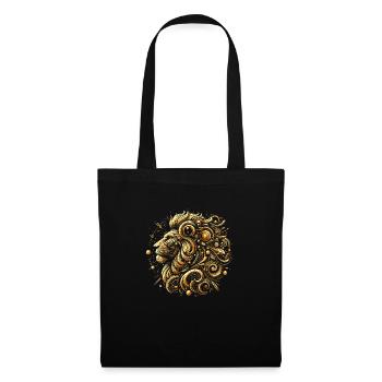 Lion Gold Patterns - Tote Bag - black - Front