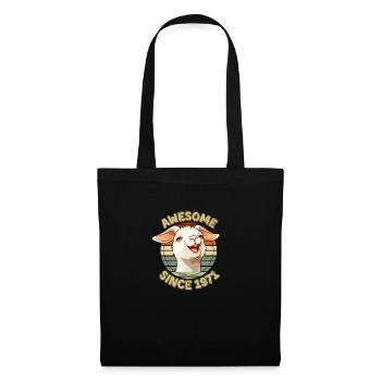 awesome Since 1971-cadeau anniversaire humour 1971 - Sac en tissu - noir - Devant