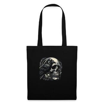 Murmure de l’ombre - Sac en tissu - noir - Devant