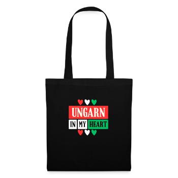 Hungary in My Heart - Tote Bag - black - Front