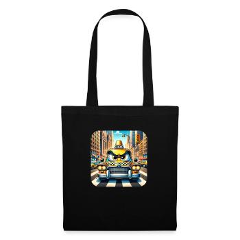 Taxi énervé 03 - Sac en tissu - noir - Devant