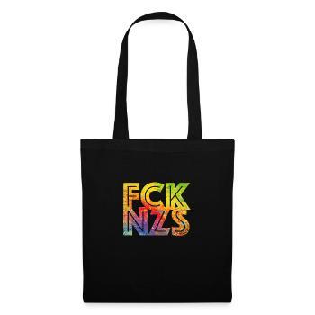 fcknzs speckled colours 07 - Stoffbeutel - Schwarz - Vorne