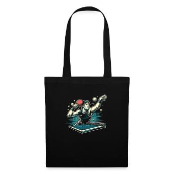 Ping Pong - Sac en tissu - noir - Devant