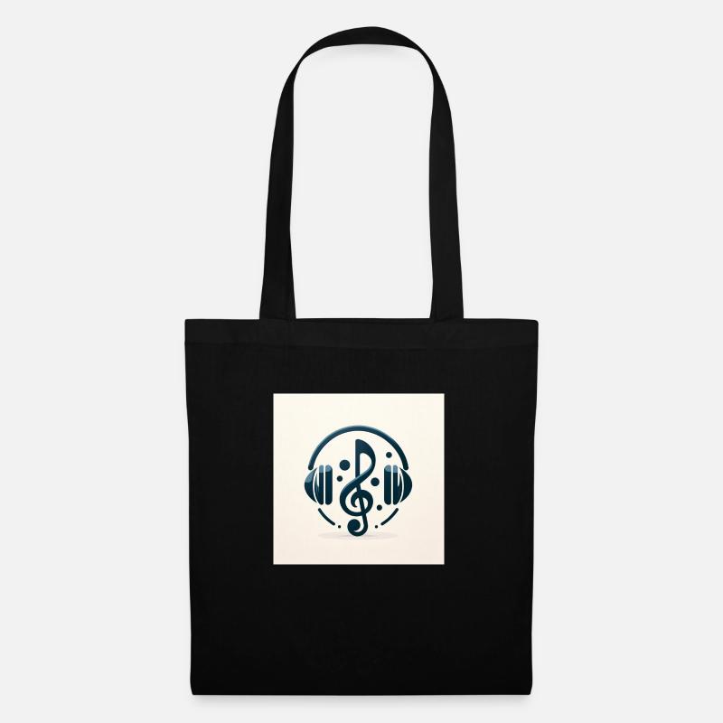 Melodic elegance - Tote Bag - black