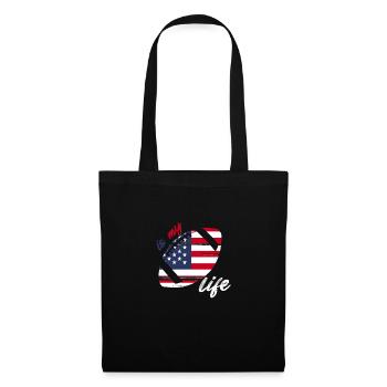 Is my Life - Tote Bag - black - Front
